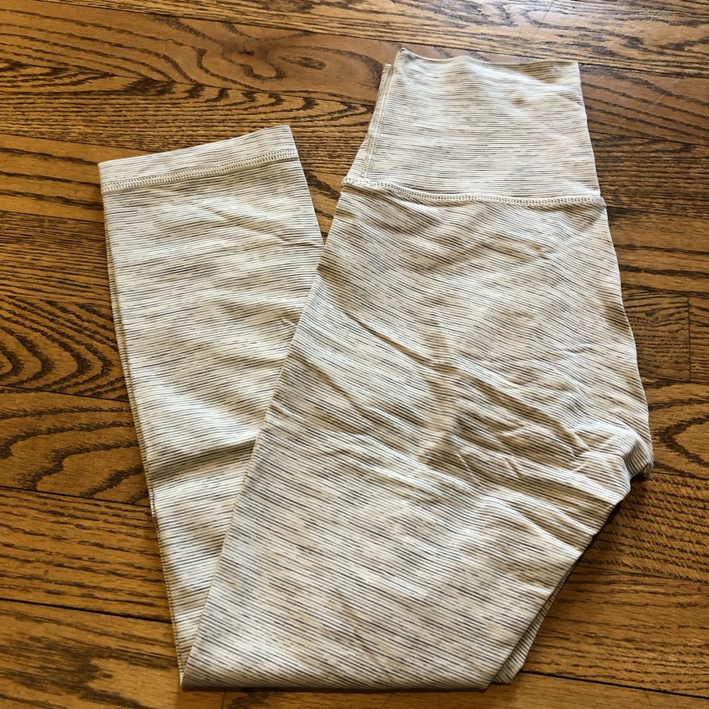 Lululemon Wunder Under Crop 21” Space Nimbus Battleship